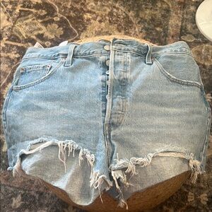 Denim Distressed Women Shorts